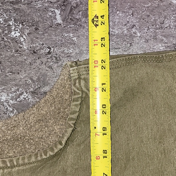 Vintage. Carhartt. USA Components. Zip Vest. Fleece-lined.  Men's size LT - Picture 14 of 16